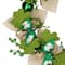 Burlap Bows and Shamrocks St. Patrick's Day Wreath 24" Unlit